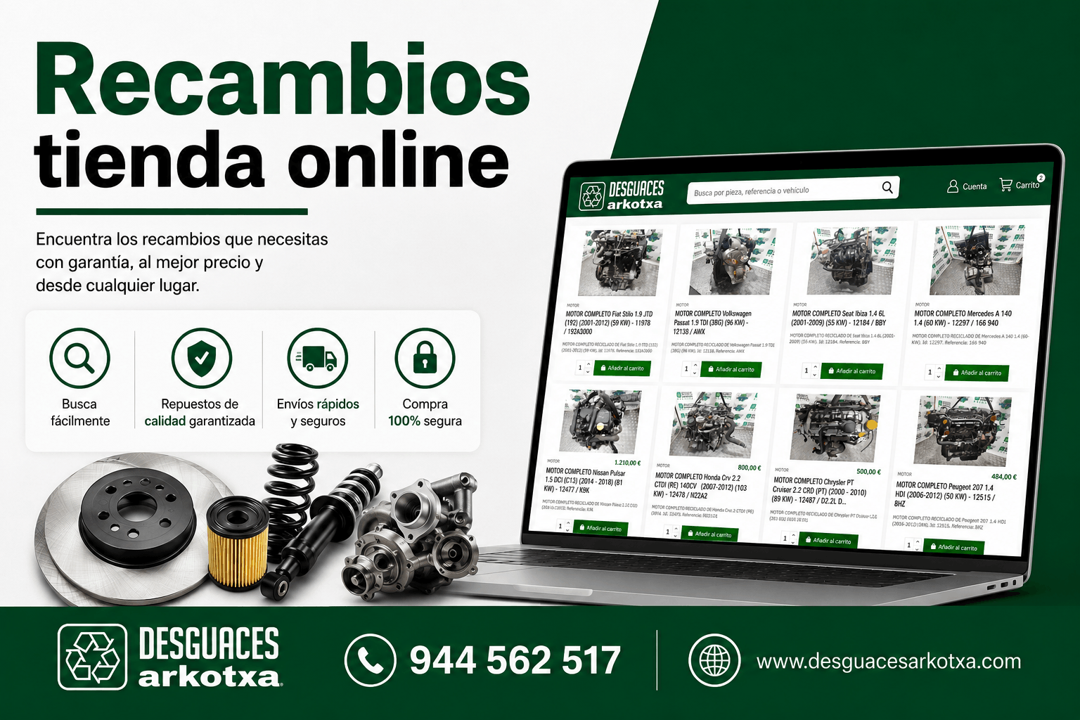 Recambios Desguaces Arkotxa